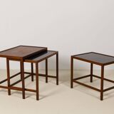 Ensemble de tables gigognes en teck de Kurt Østervig, Danemark, années 1960