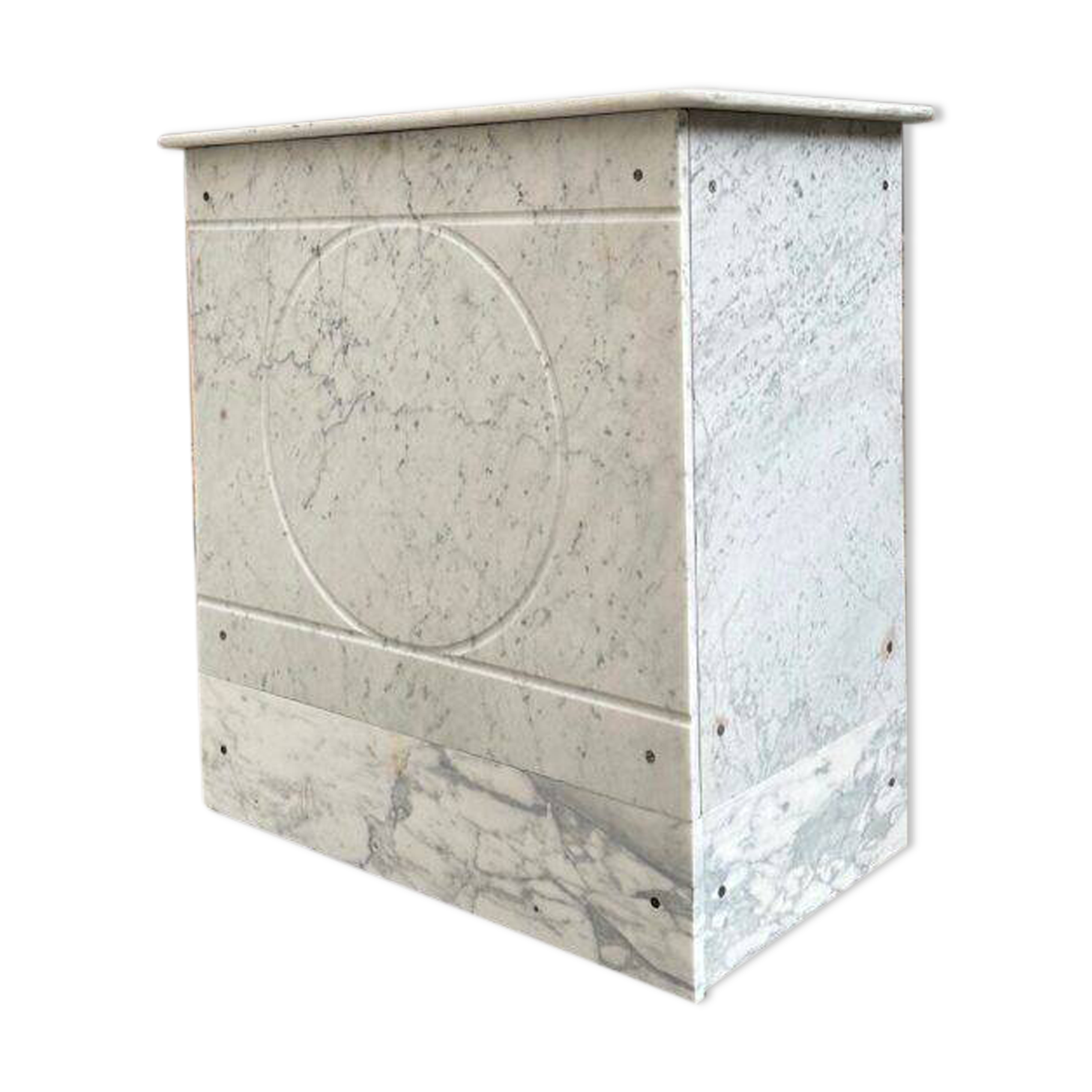Bakery counter from the early 20th century in marble