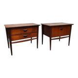 Webe bedside tables by Louis van Teeffelen, Holland 1960