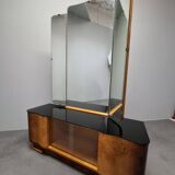 Art Deco Vanity Cabinet Attributed to Jindřich Halabala, Czechoslovakia, 19