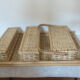 Shelf wall wicker and rattan 60