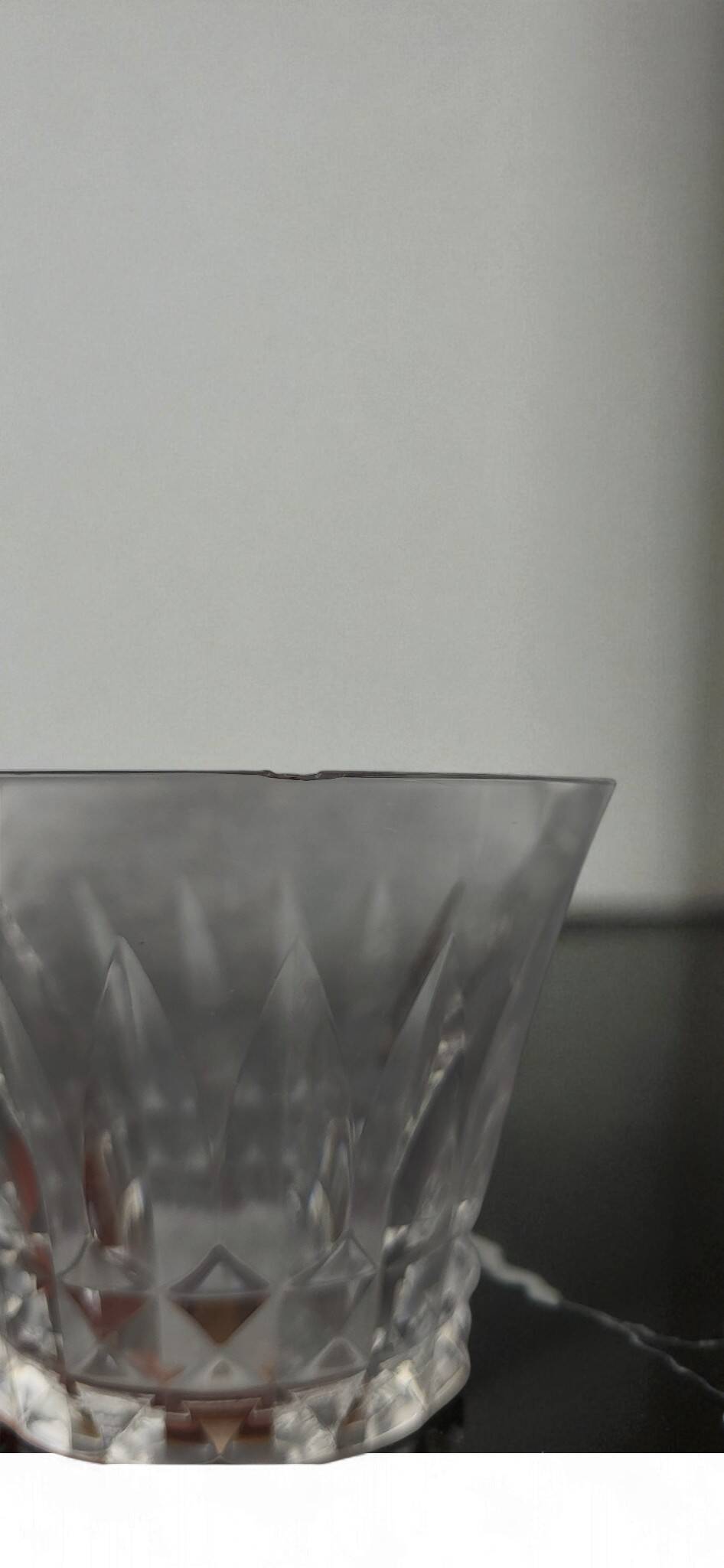 4 Baccarat Piccadilly crystal wine glasses