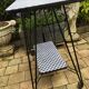 Vintage serving trolley with Eiffel legs