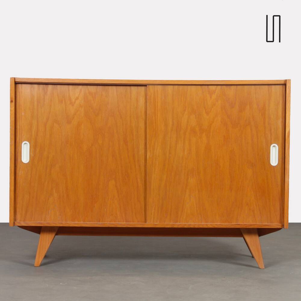 Oak chest of drawers, model U-452, by Jiroutek for Interier Praha, 1960