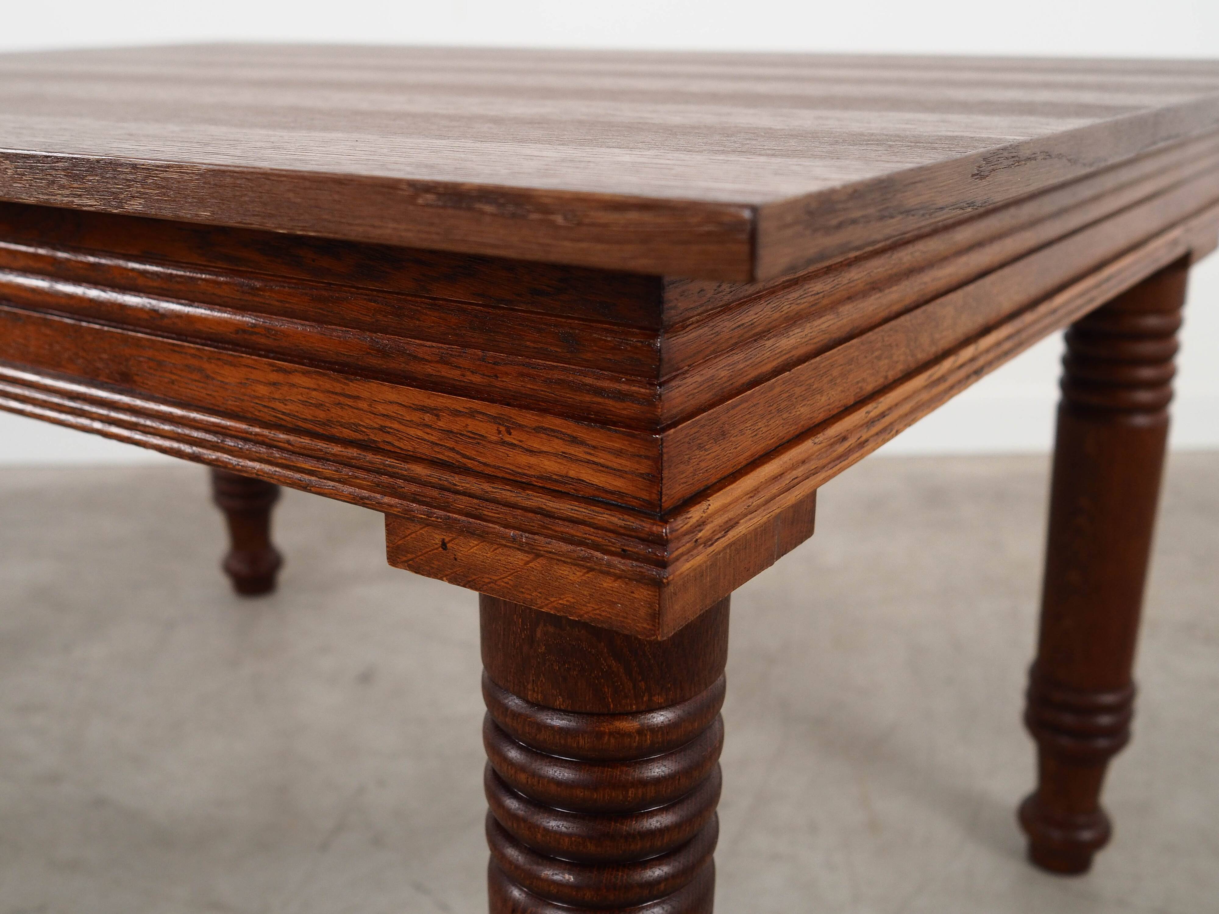 Oak table, Danish design, 1960s, made in Denmark