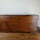 Old solid wood transport chest from the early 19th century
