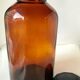 Bottle pharmacy in amber glass