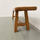 2m solid elm bench