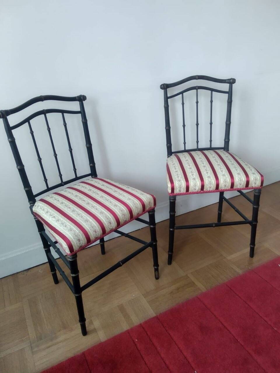 Two Napoleon III chairs (19th century)