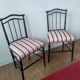 Two Napoleon III chairs (19th century)