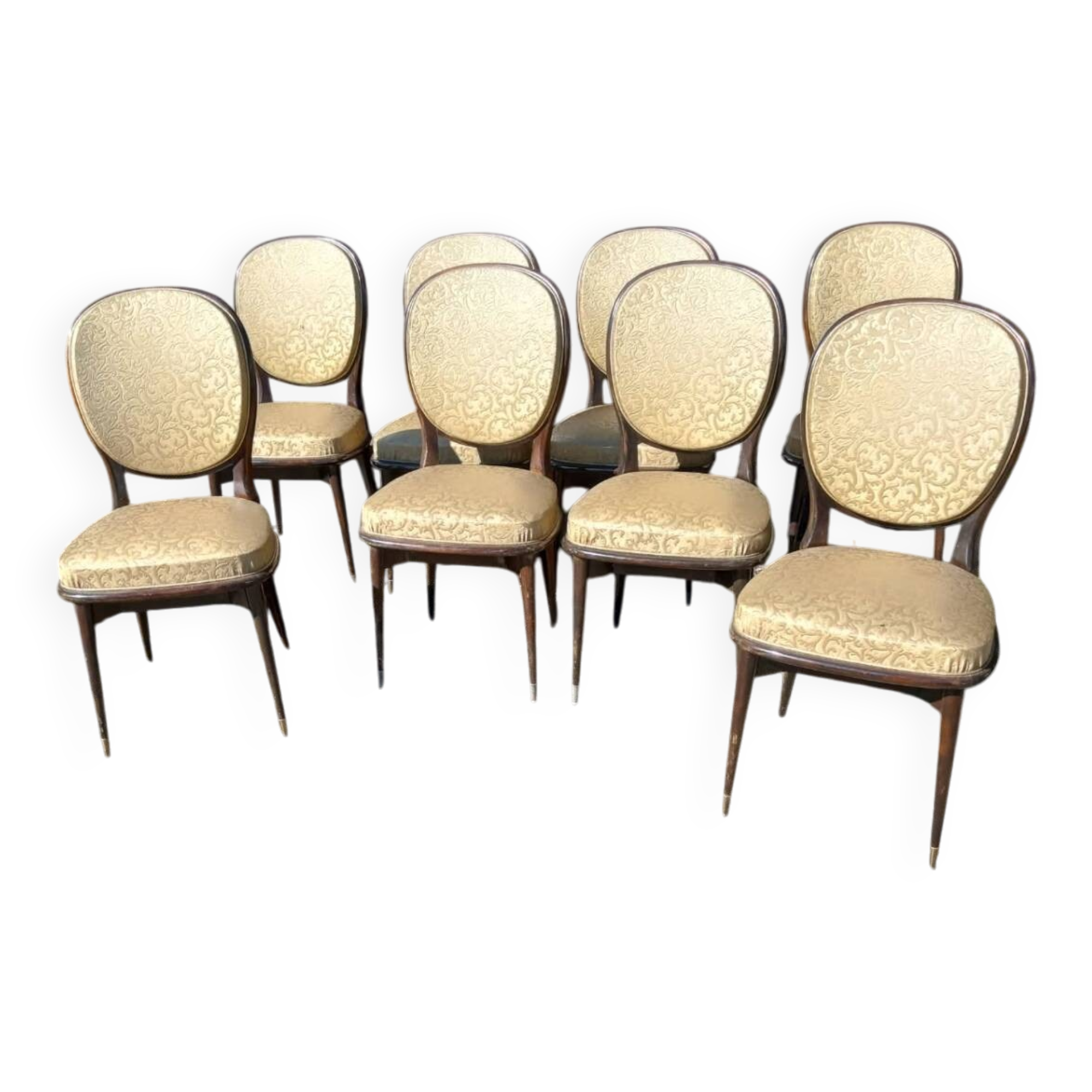 Set of 8 Louis XVI style chairs