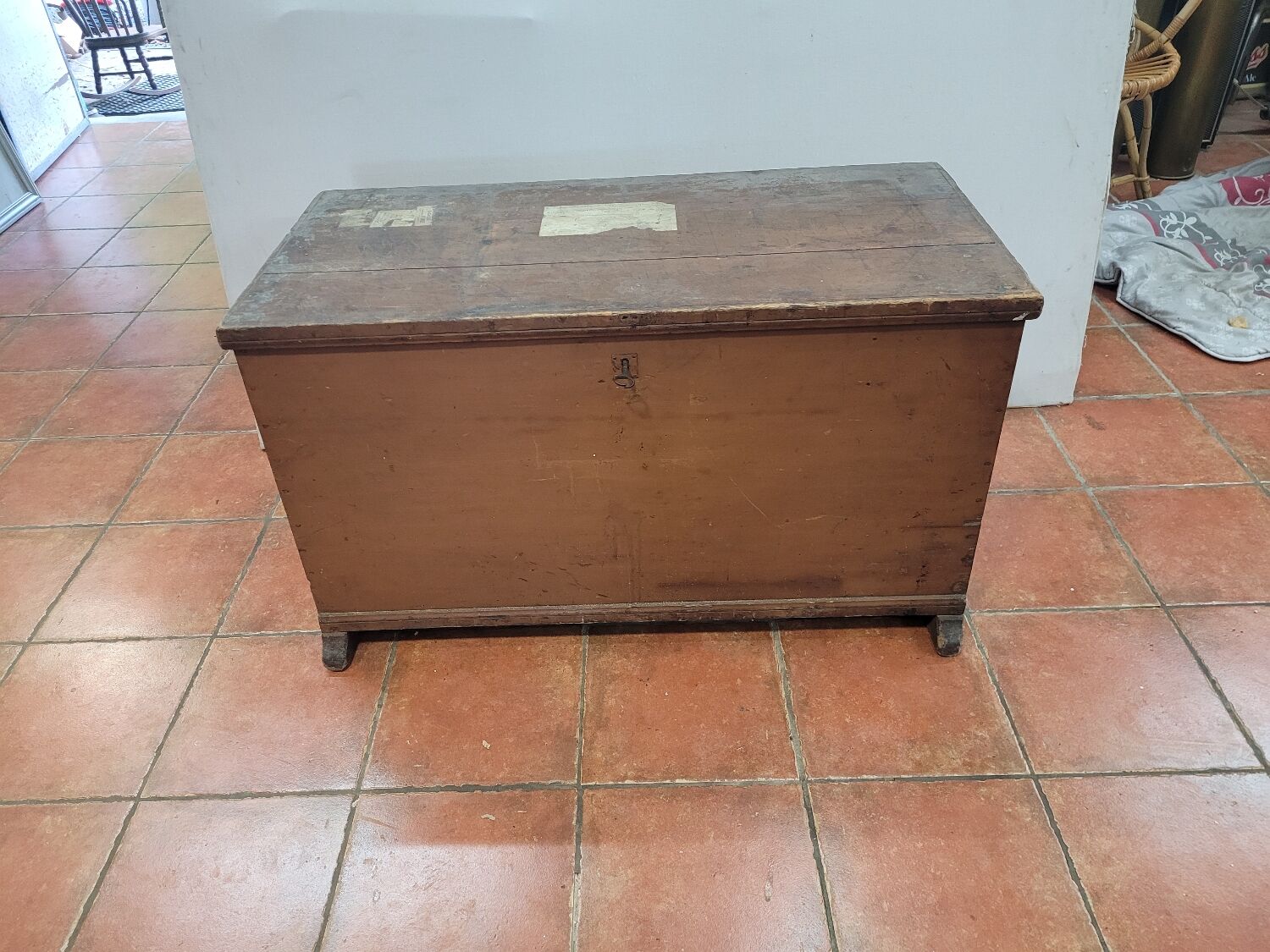Former traveling trunk