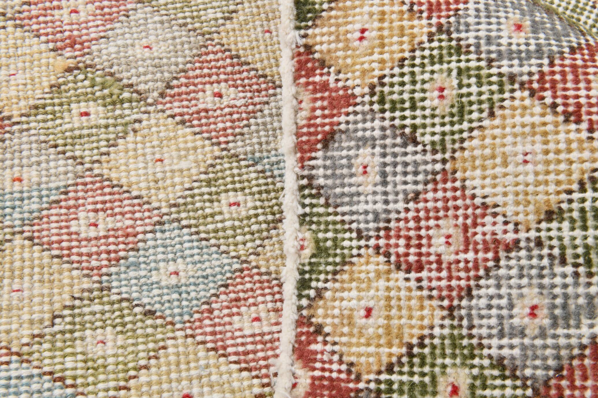 4x6 Vintage Geometric Style Multicolor Vintage Rug, 124x165Cm