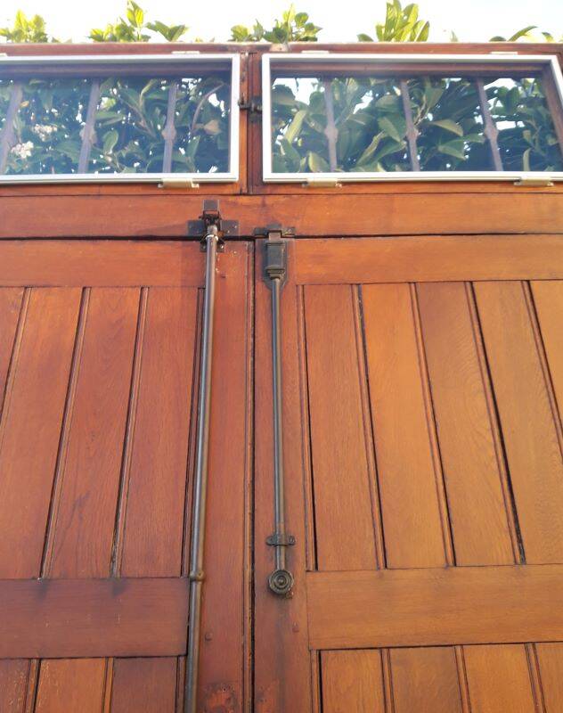 Double entrance door 227x142.2cm oak multi-point lock and frame