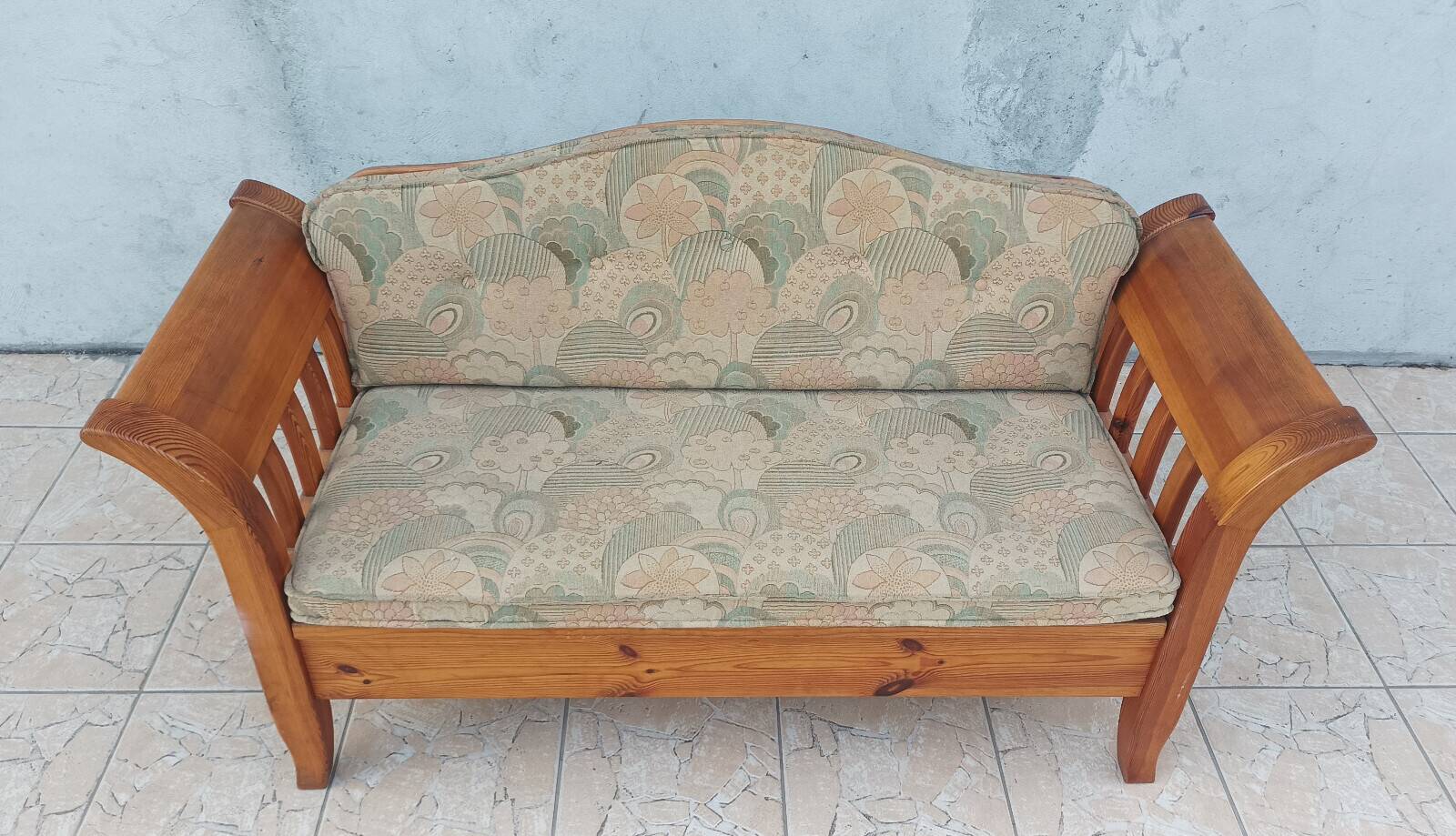 Vintage pine bench