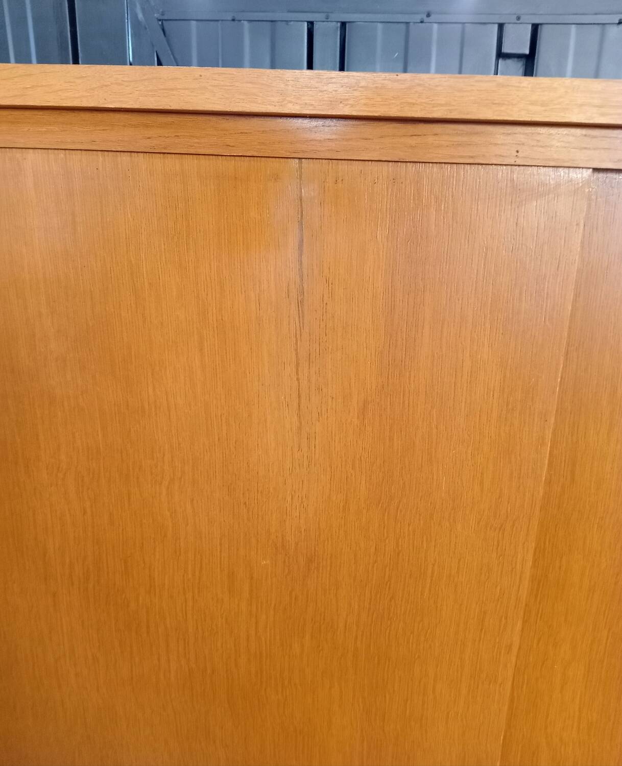 Vintage wardrobe compass feet sliding doors