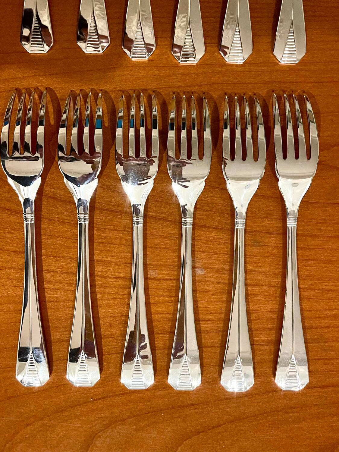 Christofle Atlantide, fish cutlery, 12 pieces, very good condition