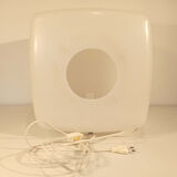 Vintage 1970s light light lamp in white plastic