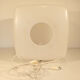 Luminaire cube lumineux vintage années 1970 en plastique blanc