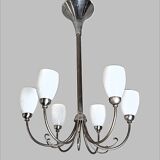 Chandelier mid century modern 6 fire