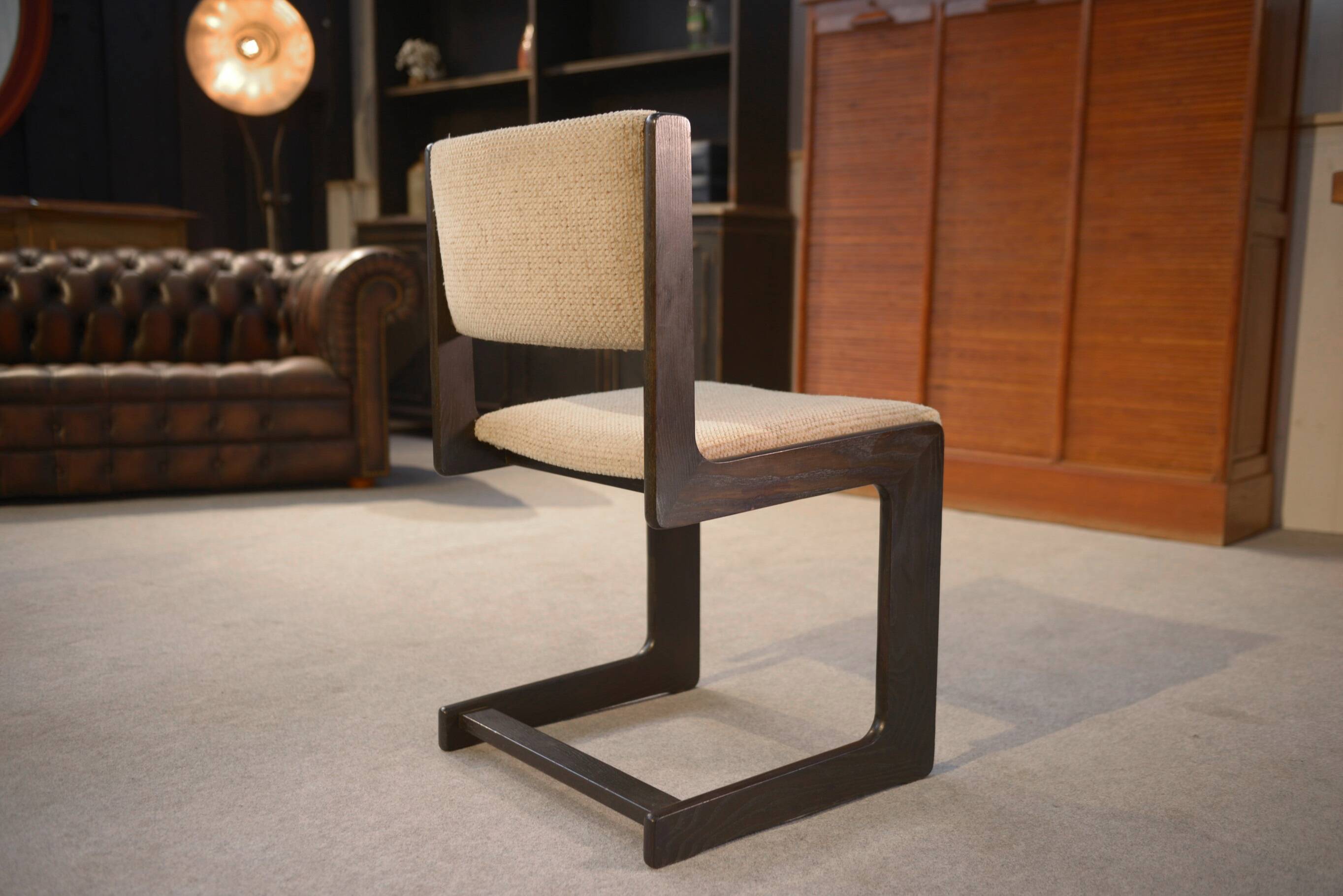 Set of 6 CASALA chairs in dark oak, 1970s