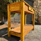 Old wooden workbench