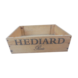 Caisse bois hediard paris