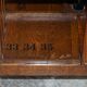 Victorian oak revolving library table circa 1880.