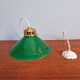 Art Deco pendant light in conical green opaline, 1920s-30s