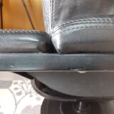 Swivel leather chair