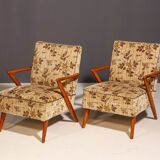 Fauteuils tchécoslovaques du milieu du siècle, années 1960, lot de 2