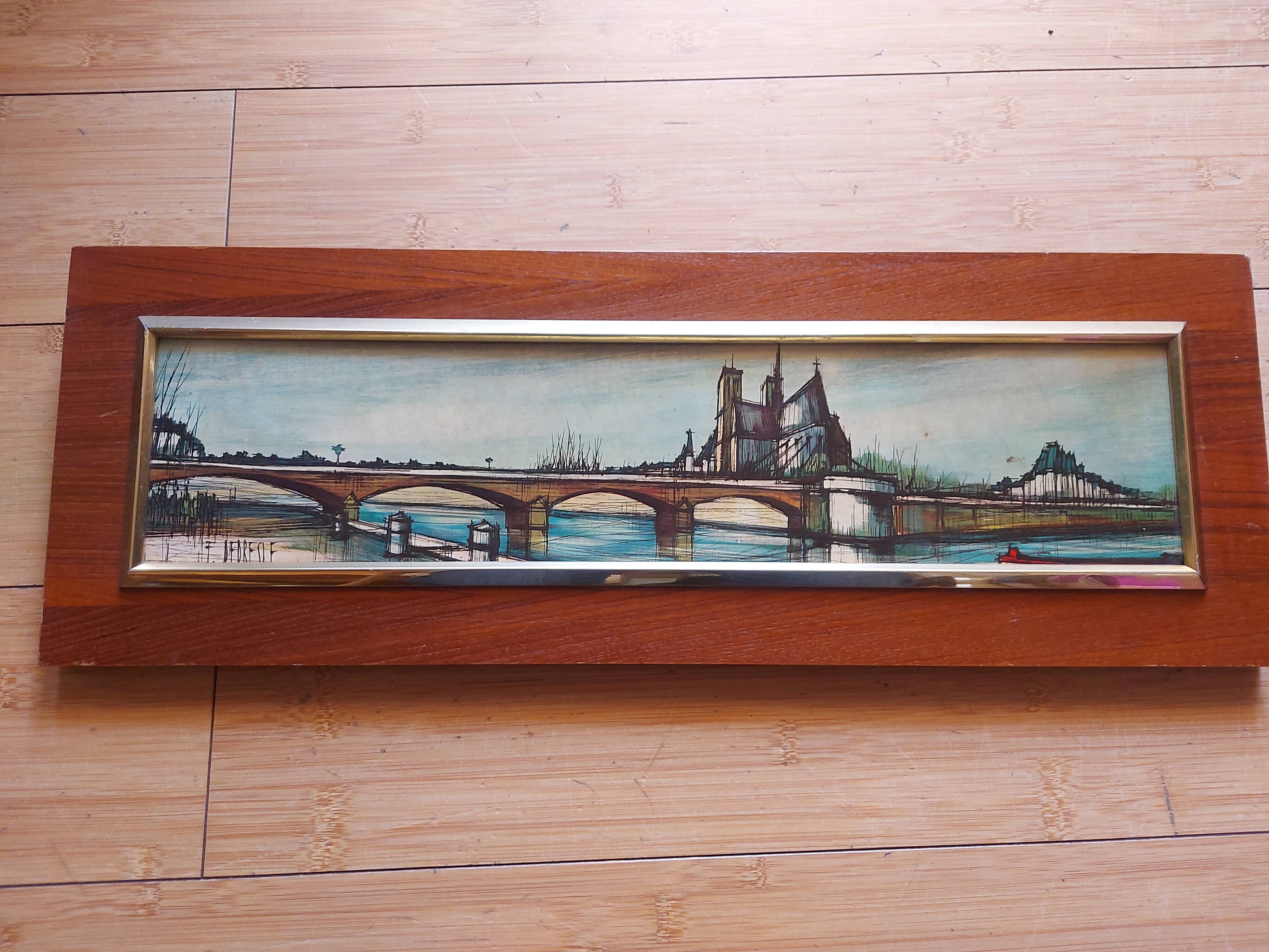 Vintage 70'S frame by artist Francois Depresle