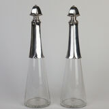 Pair of Art Deco decanters Gallia Cristofle
