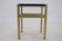1960s italian brass and glass side table