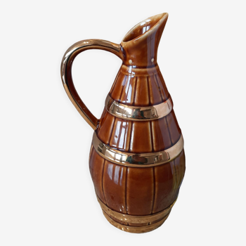 Vintage ceramic carafe or pitcher