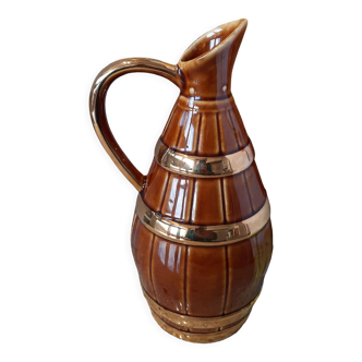 Vintage ceramic carafe or pitcher