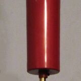 Italian brass and glass small chandelier, Stilnovo period 1950