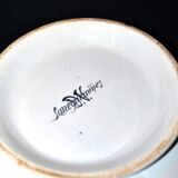 Antique hand-painted earthenware tureen from Vieux Strasbourg Sarreguemines