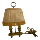 Lamp bouillotte in bronze / brass 2 fires collector
