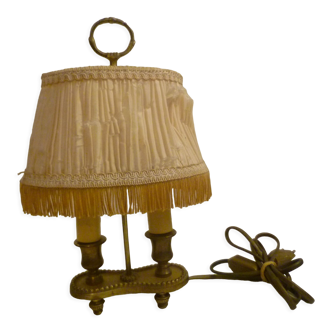 Lamp bouillotte in bronze / brass 2 fires collector