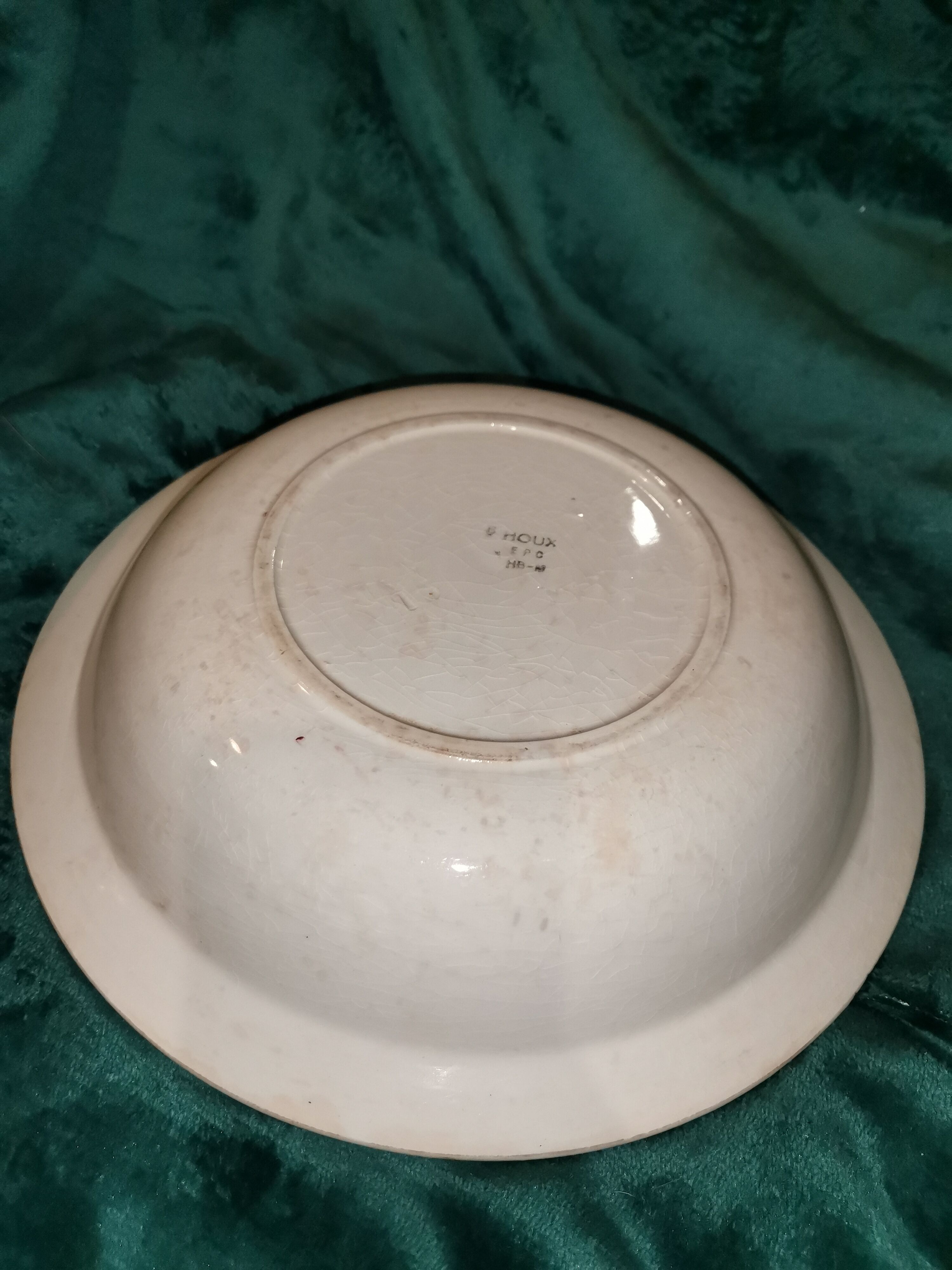 Christmas holly dish