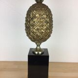 Golden pineapple lamp house Le Dauphin 70s