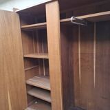 Vintage wardrobe with compass feet