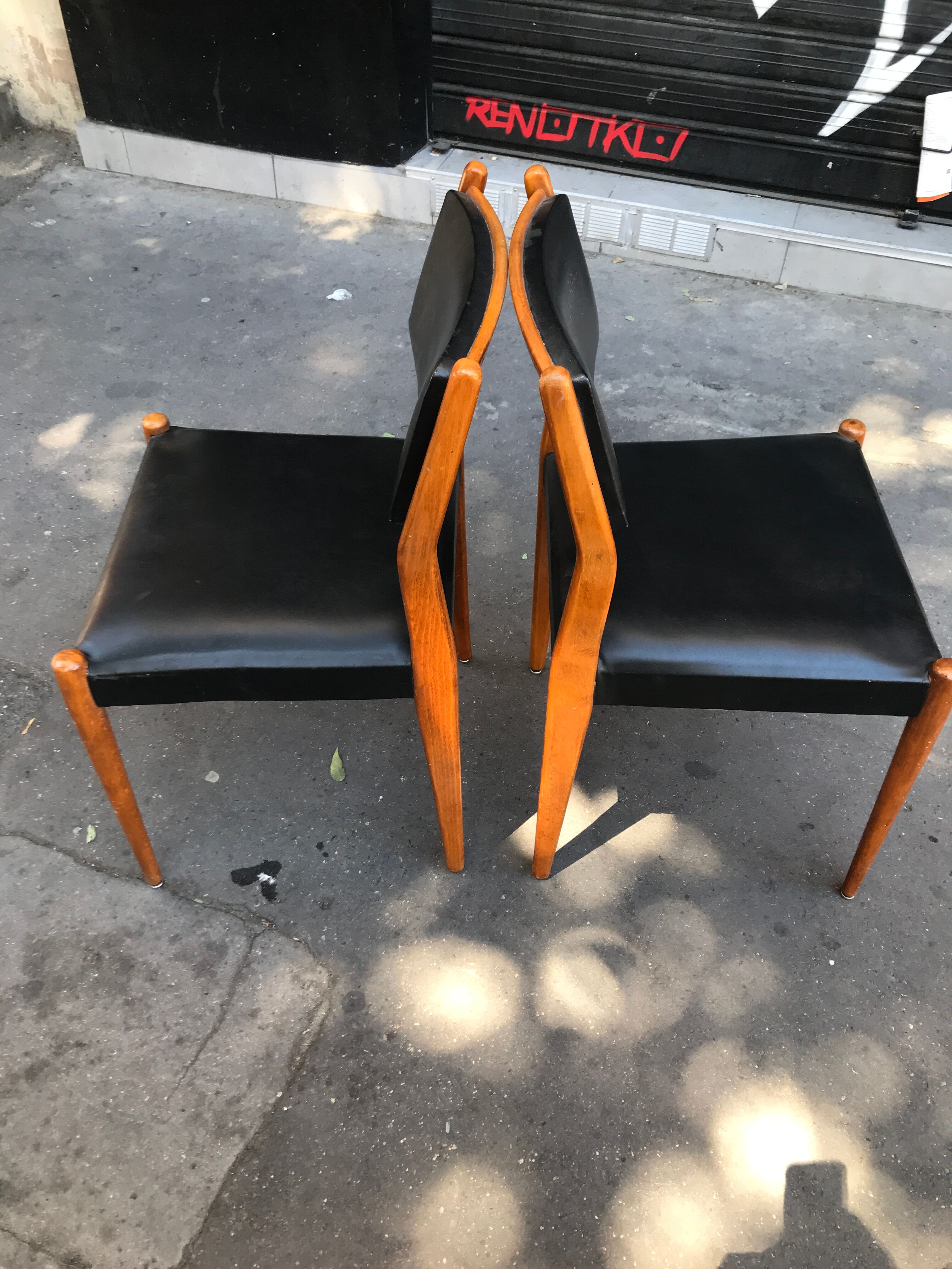 Pair of Scandinavian chairs