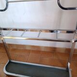 Vintage coat rack / hanger in chrome brass - Art Deco