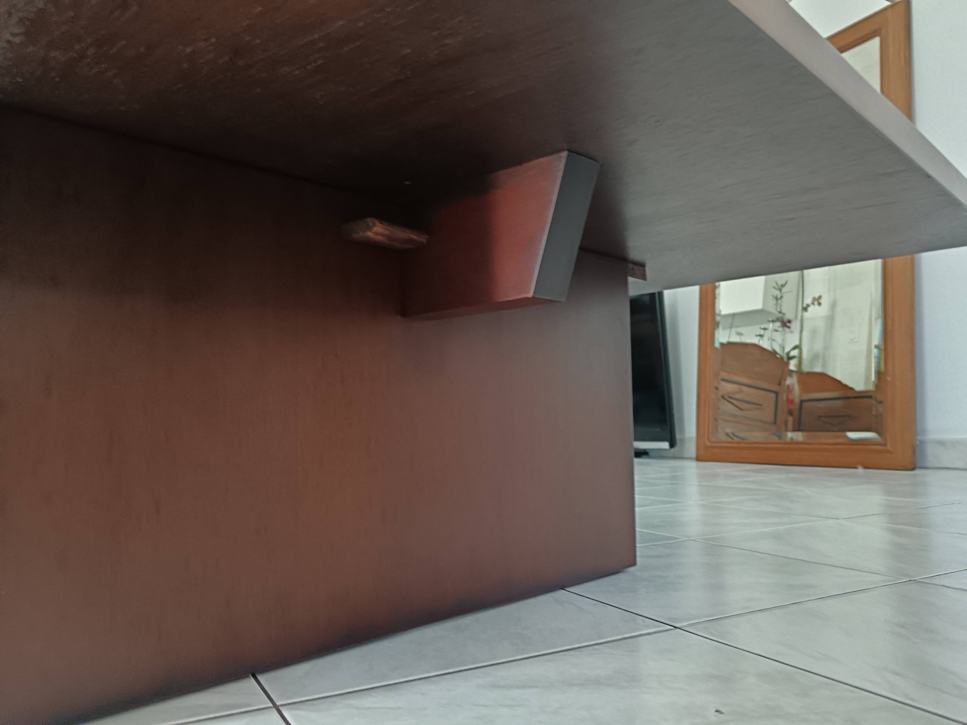 Table Basse Axel Vervoordt Bois E Bambou Laque Belgique 1980