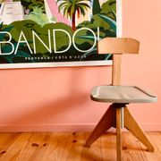 Office chair in wood by Olaio, Portugal 1940