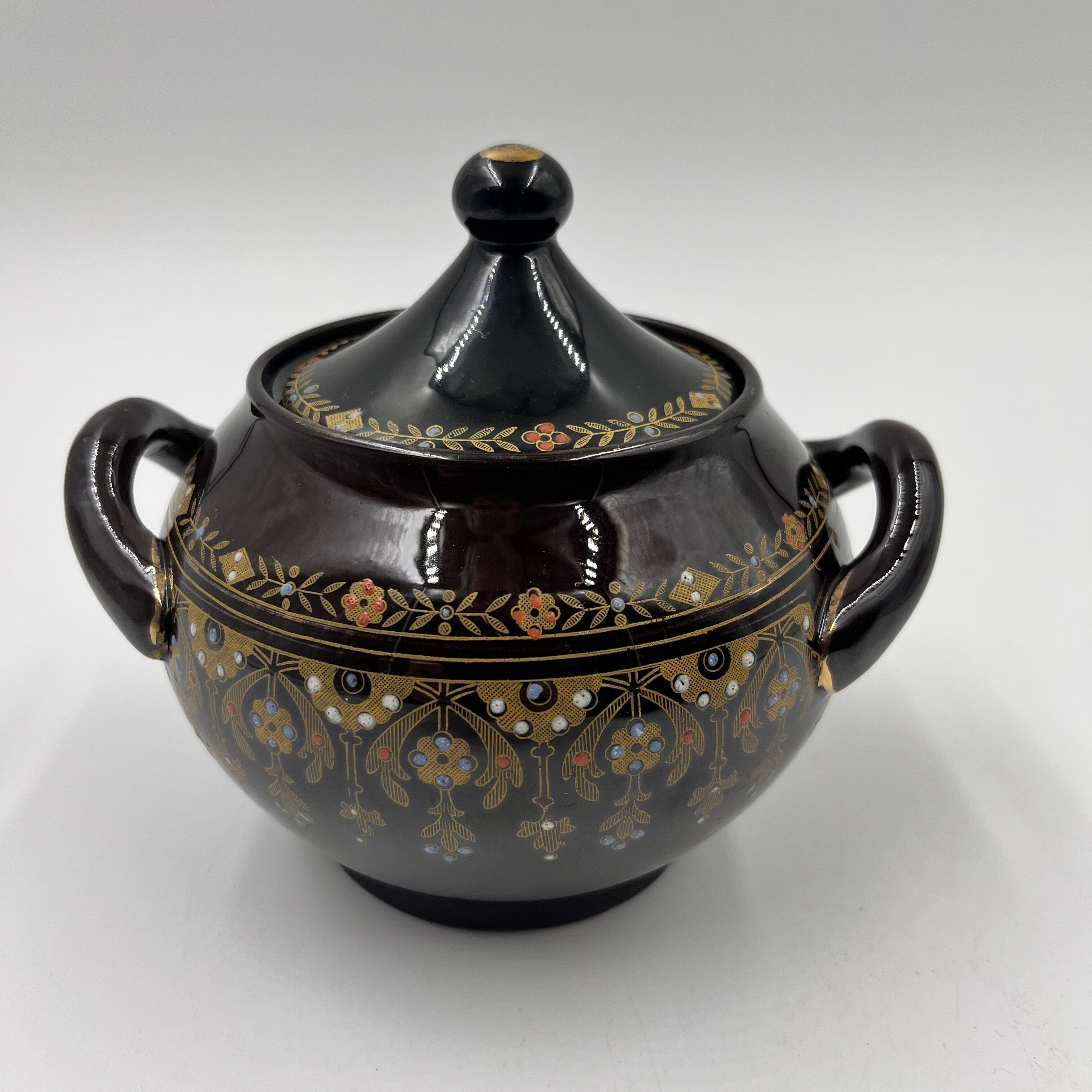 Tea service Sarreguemines Rockingham