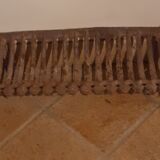 Wrought iron log holder