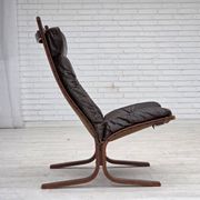 1970s, Norwegian design by Ingmar Relling, model "Siesta", leather.